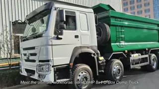 Heavy-Duty 400HP Tipper Dump Truck with 26 Cubic Meter U-Box Payload Capacity