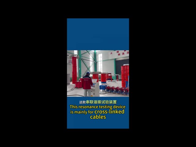 225kVA 25kv PD Free AC Resonant Test System For Motors And Generators Testing