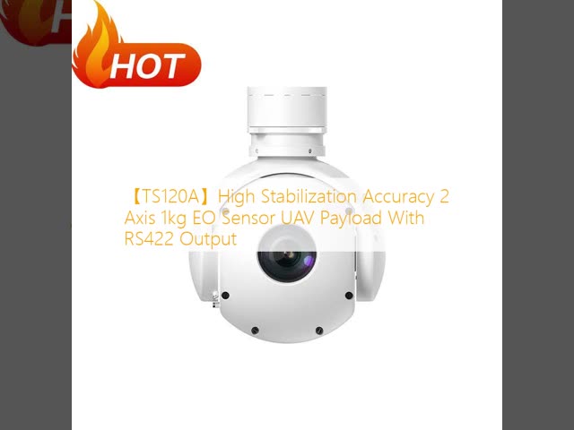 【TS120A】High Stabilization Accuracy 2 Axis 1kg EO Sensor UAV Payload With RS422 Output