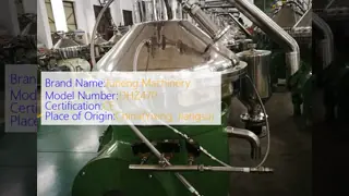 Juneng Machinery Disc Oil Separator Centrifuge for Vegetable Oils / Fats Refining