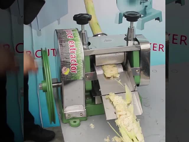 Custom-made High-Quality Commercial Sugarcane Juicer (with Engine) 304 Stainless Steel Construction High Efficiency & Energy Saving Ideal for High-Traffic Juice Bars