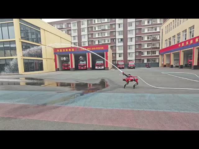 Fire Rescue Robot Emergency robots perform monitoring and early warning, 