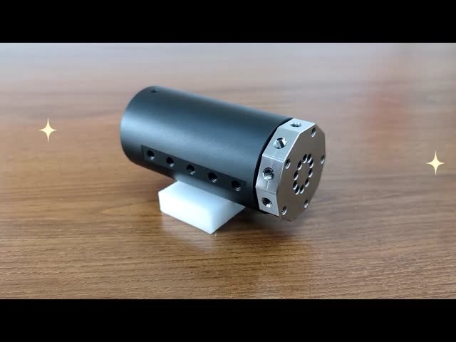 10-channel Pneumatic Slip Ring with M5 port size and vacuum optimized for reliable multi-channel rotary sealing