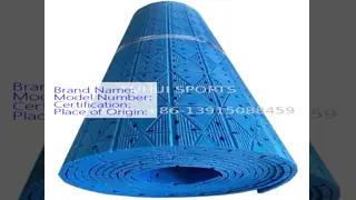 Underlay Shock Pad 8mm 10mm 12mm with Fleece under Artificial Grass for Soccer FIFA Field