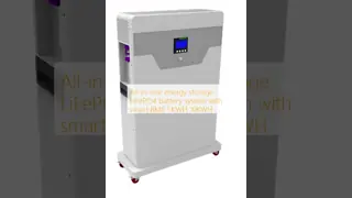 All-in-one energy storage LiFePO4 battery system with smart BMS 5KWH 10KWH