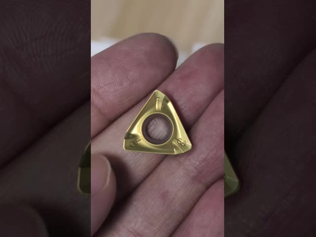 PVD Coating DL5320 CNC Milling Inserts High Efficiency High Wear Resistance Tungsten Carbide Inserts for Steel Machining