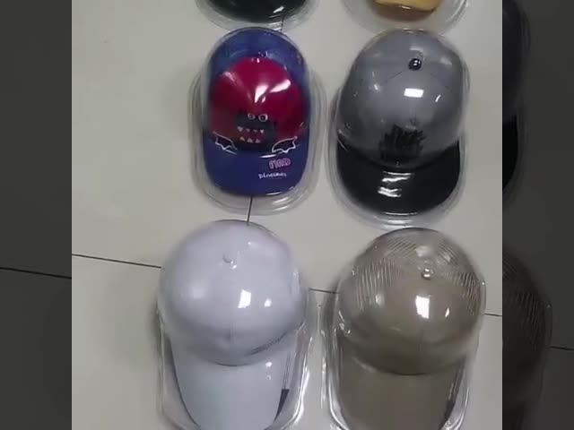 Transparent PVC Hat Display Holder Dustproof Baseball Cap Storage Packaging Blister