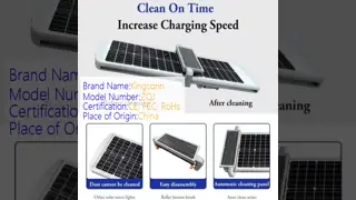 Self-cleaning Factory Wholesale Solar Street Lamps for Municipal Projects Community Outdoor Waterproofing
