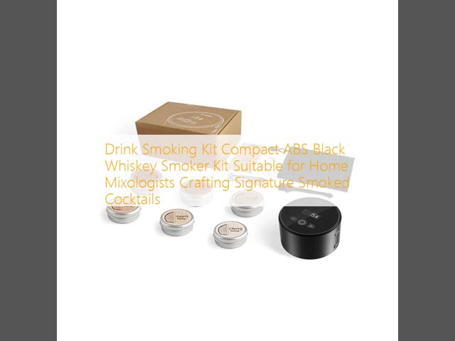 7.76oz / 220g Weight Drink Smoker Kit For Whiskey Cocktails And Vodka