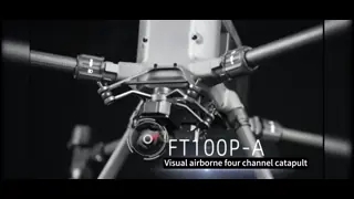 FT100P-A Split-Type Visual Drone-Mounted Dropper with 4 Independent Channels and 2.5Kg Single Load Featuring 1080P 30FPS Video Acquisition