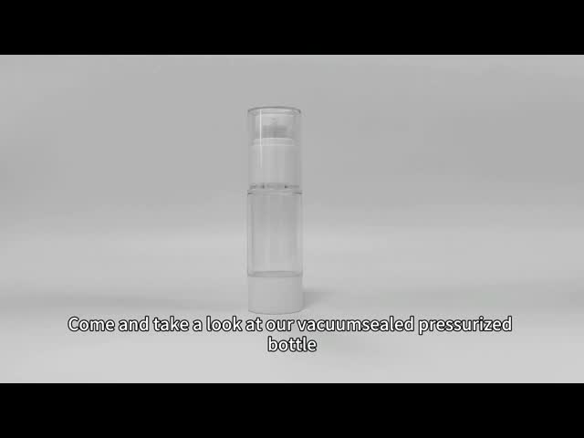 50ml Airless Pump Bottles crafted from food grade plastic Ensure Safe