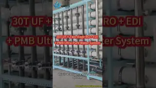 High Capacitiy 165m3/H Reverse Osmosis Water Treatment Plant Stable Performance