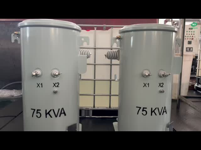 ANSI IEEE Standards 75KVA Single Phase Pole Mounted Transformer Oil Immersed 6900V to 460V UL cUL Certified