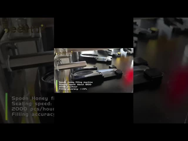 PLC Control AC 380V Automatic Honey Spoon Filling Machine