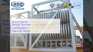 Steam Heating Boiler Air Preheater In Steam Power Plant Tubular Type