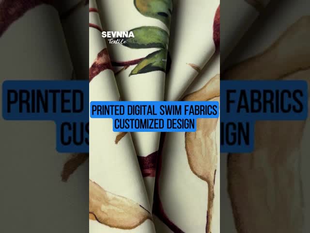 86% Nylon 14% Spandex Recycled Swimwear Fabric 205gsm Unisex Sustainable Swimwear Material for Eco-Friendly Swimwear Collections