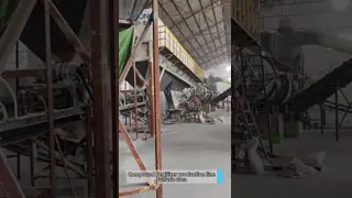 NPK Fertilizer Production Line 2-5mm Granules 380V PLC Control