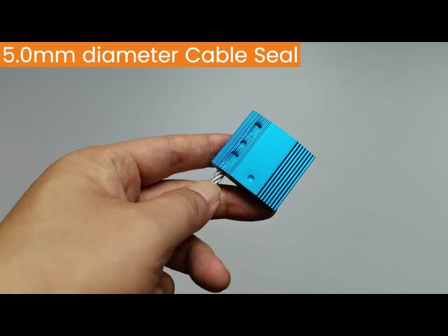 US-CC502 ISO 17712 High Security Steel Wire Lock Container Cable Seal with Print Laser