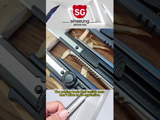 18mm Snap Off Utility Blades Knife Heavy Duty Work Ergonomic Design