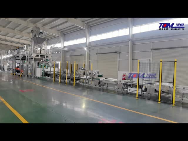 25kg Automatic Powder Packaging Line to Finished Bags