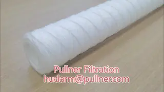 String Wound High Flow Filter Cartridge with Honeycomb Structure for seawater treatment plant