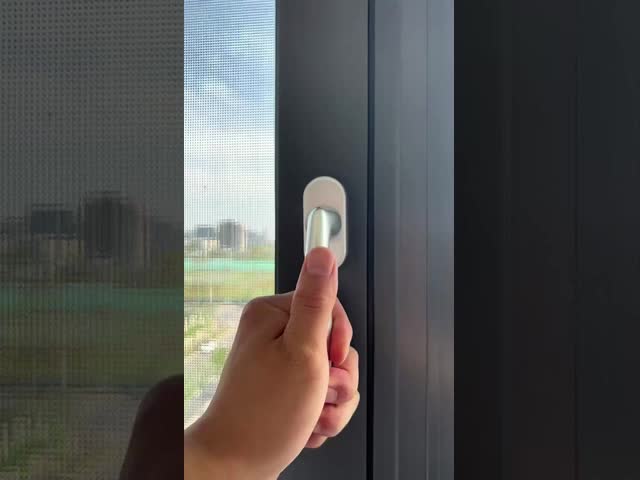 Airtight Windproof Aluminium Casement Window With Stainless Steel Screen
