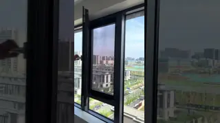 Airtight Windproof Aluminium Casement Window With Stainless Steel Screen