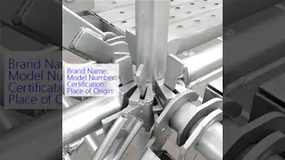 Galvanized Steel Movable Scaffolding For Industrial Facility Erection