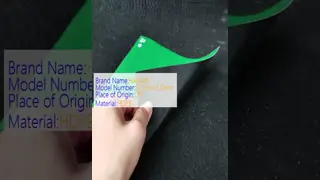 HDPE Geomembrane Liner Τράκωση ≥15MPa Υψηλής αντοχής Ανερόστεγη μεμβράνη με επιμήκυνση κατά το σπάσιμο ≥700% Ιδανικό για έργα υγειονομικής ταφής