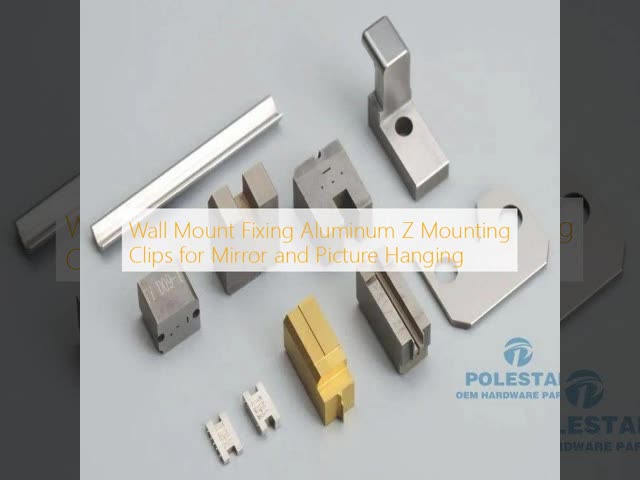 Wall Mount Fixing Aluminum Z Mounting Clips for Mirror and Picture Hanging 