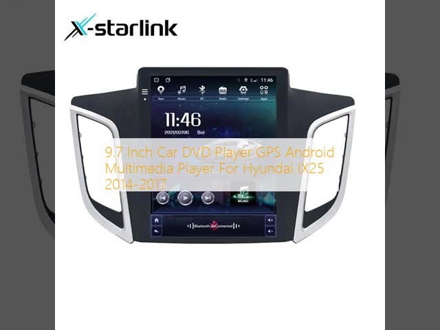 9.7 Inch Car DVD Player GPS Android Multimedia Player For Hyundai IX25 2014-2017