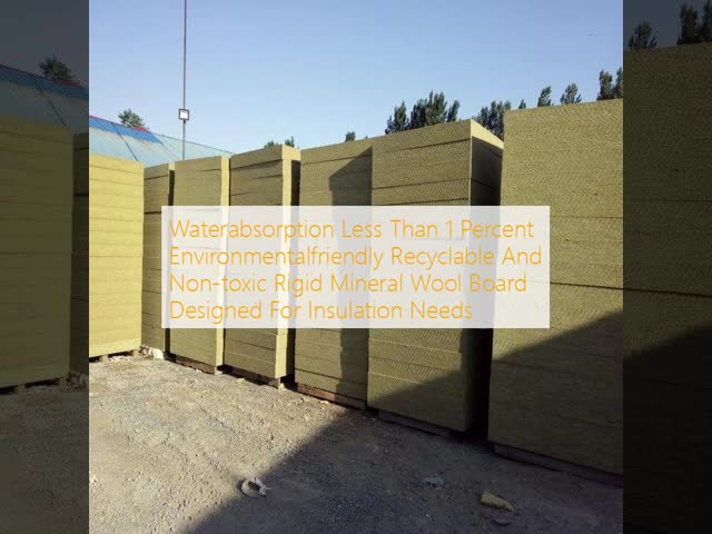 Waterabsorption Less Than 1% Non-combustible Class A1 Rigid Rockwool Board with Thermalconductivity 0.035-0.045 W/m·K