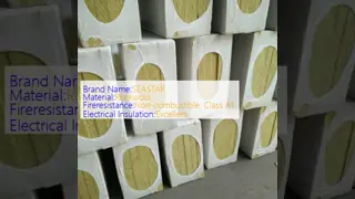 Waterabsorption Less Than 1% Non-combustible Class A1 Rigid Rockwool Board with Thermalconductivity 0.035-0.045 W/m·K