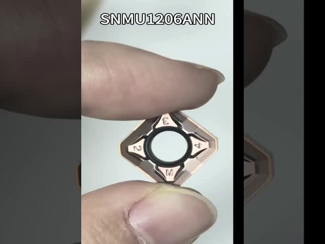 SNMU1206ANN Double-Sided Star Anise CNC Milling Inserts with High-Strength Hard Alloy Matrix and High Rigidity for Precision Machining