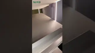 360° Rotating Shoe Rack Demo: Built - in Lights & Aluminum Design