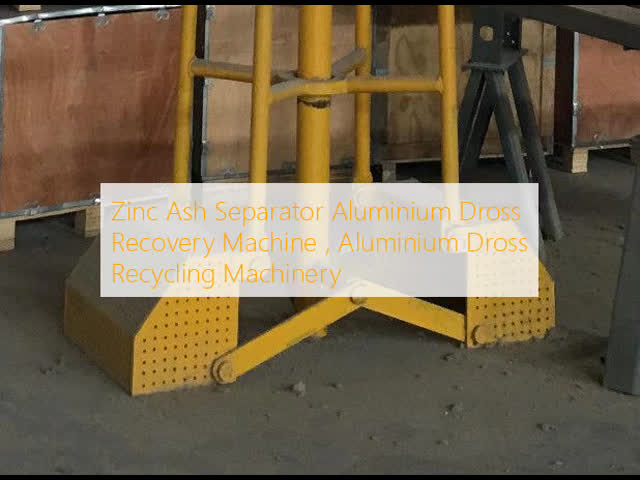 Zinc Ash Separator Aluminium Dross Recovery Machine , Aluminium Dross Recycling Machinery 