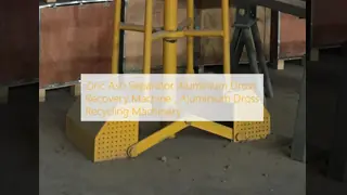 Zinc Ash Separator Aluminium Dross Recovery Machine , Aluminium Dross Recycling Machinery 