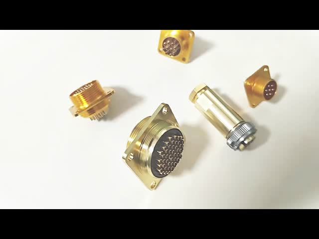 Russian Standard PC Series MIL Circular Connectors Cable Plug With Tail And Socket