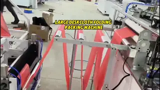 High Efficient Folding Rolling Cutting Machine For Large Dispossable Tablecloth Sheet