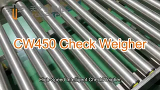 Online Checkweigher Conveyor with Reject System Packaging Line Weight Inspection Equipment
