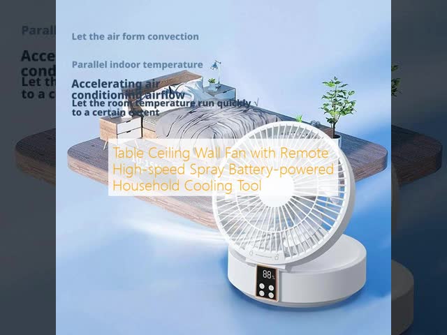 Household Portable Desk Fan Battery Powered Household Cooling Tool Custom Logo