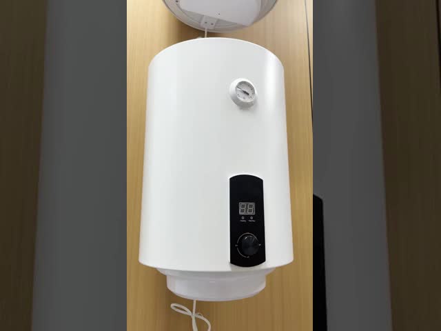 Storage Electric Water Heater with 75°C Rated Maximum Temperature IPX4 Waterproof and Metal Casing With Full 360° Foam Insulation
