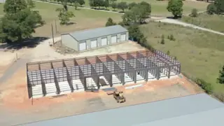 Pre Engineered Steel Construction Lightweight Galvanized Steel Structure