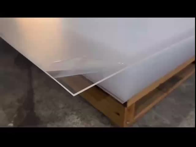 Etching 3mm Clear Cast Acrylic Sheet Scratch Resistant 4ft 8ft