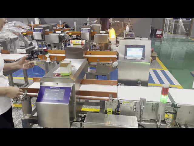 Combination Metal Detector And Checkweigher industrial scale sorting Systems