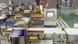 Combination Metal Detector And Checkweigher industrial scale sorting Systems