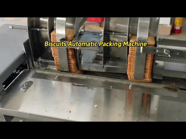 220v Biscuit Pillow Packaging Machine Continuous Packer Flow