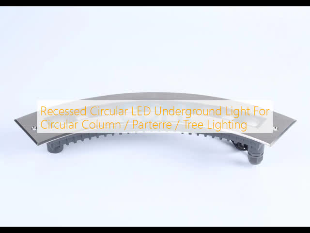 Recessed Circular LED Underground Light For Circular Column / Parterre / Tree Lighting