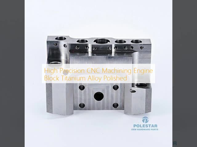 High Precision CNC Machining Engine Block Titanium Alloy Polished