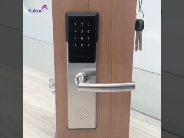 Bluetooth Fireproof 120min Smart Door Lock Electronic Door Lock Durable Access Control System